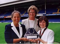 Receiving Investors In People Award